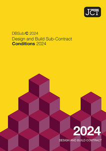 JCT Design and Build Sub-Contract Conditions 2024