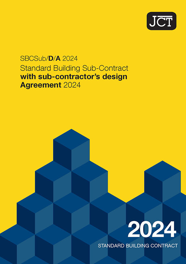 JCT Standard Building Subcontract with Subcontractor's Design Agreement 2024