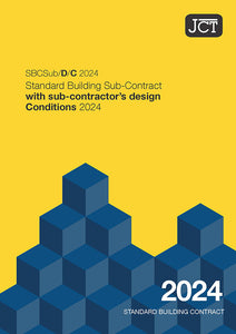 JCT Standard Building Subcontract with Subcontractor's Design Conditions 2024