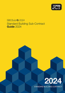 JCT Standard Building Sub-Contract Guide 2024