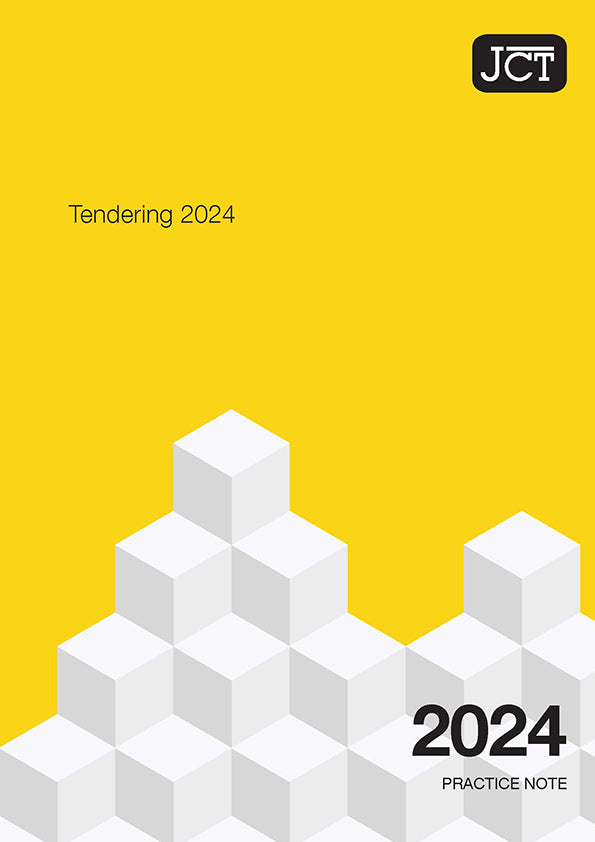 JCT Tendering Practice Note 2024