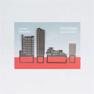 City Clips Page Markers - London Brutalist