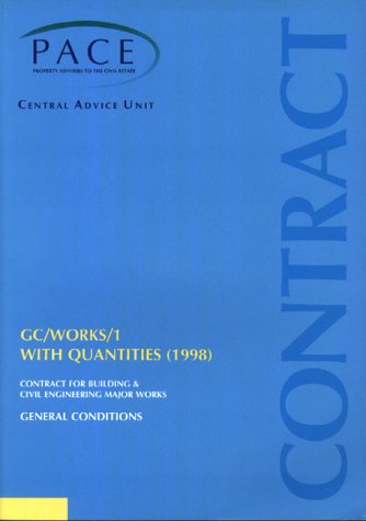 GC Works 1: General Conditions with Bills of Quantities, 1998
