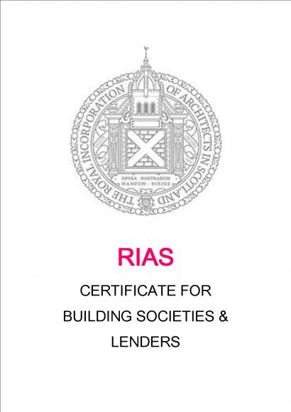 RIAS Certificate For Lenders (Pack of 20) – RIAS Bookshop