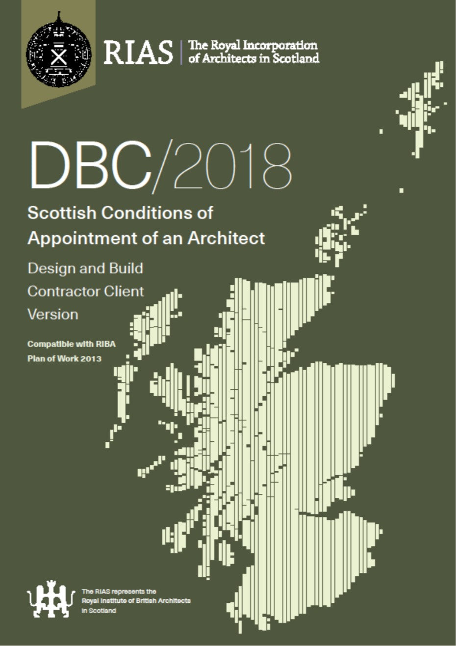 Scottish Design & Build Contractor Client Form of Appointment DBC/2018