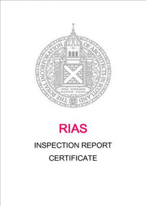 RIAS Inspection Report Certificates (Pack of 20)