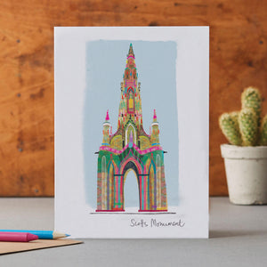 Scott Monument - IDT Greeting Card