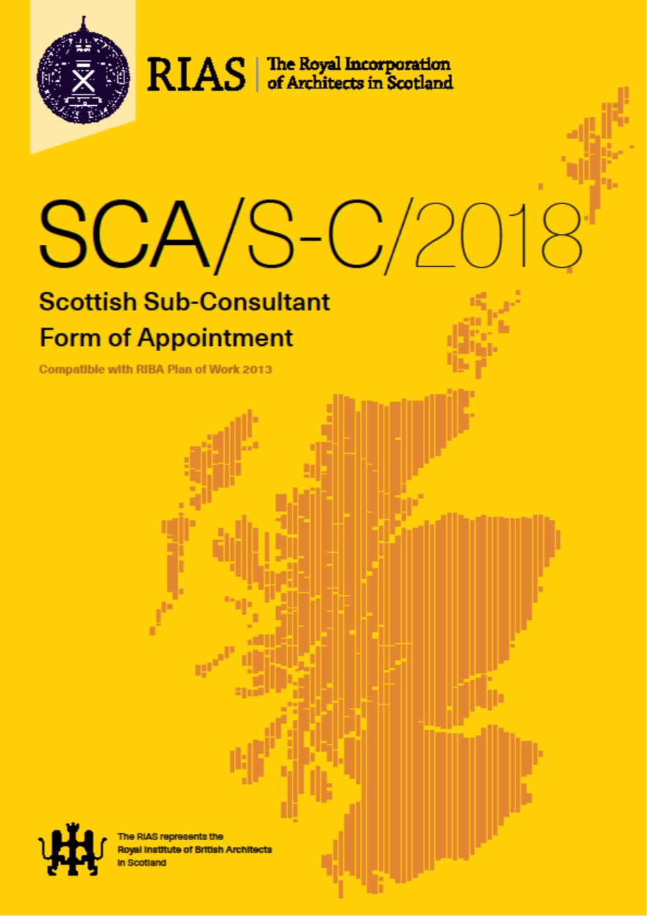 Scottish Sub-Consultant Form of Appointment SCA/S-C/2018