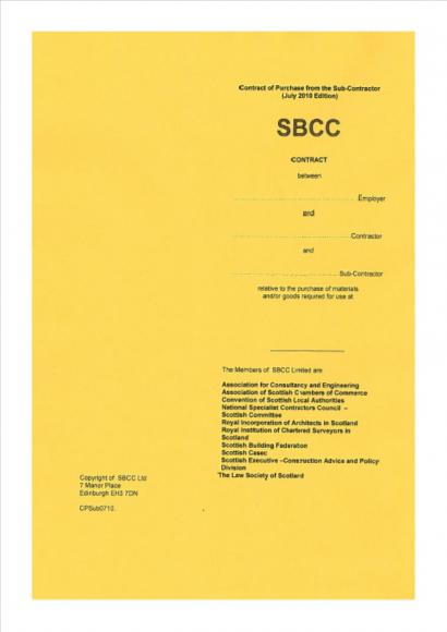 382 Contract of Purchase from the Sub-Contractor 2010