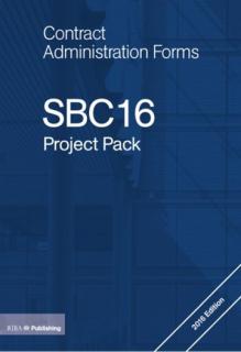 SBC16 Project Pack : Contract Administration Forms