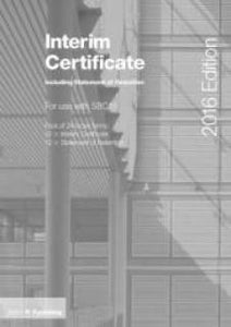 SBC16 Interim Certificate including Statement of Retention