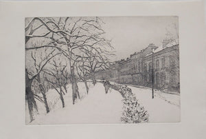 Art from Gallery TEN - Royal Terrace in Snow (John Heywood)