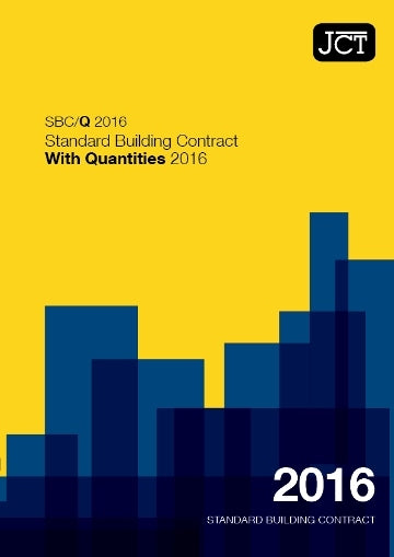 JCT Standard Building Contract With Quantities 2016