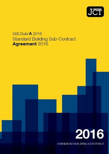 JCT Standard Building Subcontract Agreement 2016